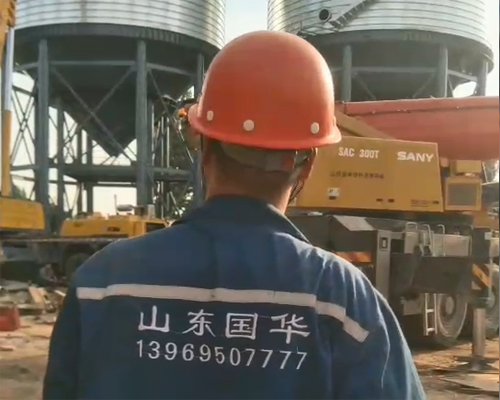 桂林螺旋钢板库项目工地